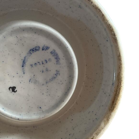 Poppytrail Vernon Coffee Pot Provincial Blue by Metlox Blue Farm Scene No Lid - Picture 14 of 16